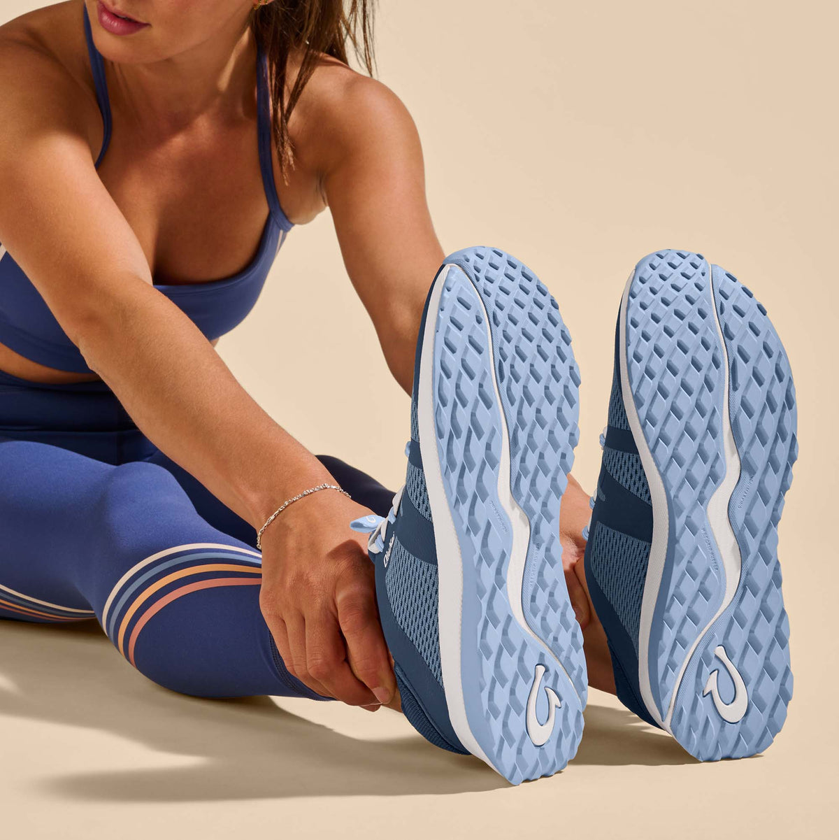 OluKai Great Value - Huia Women’s Athleisure Shoes - Vintage Blue / Sea Ice