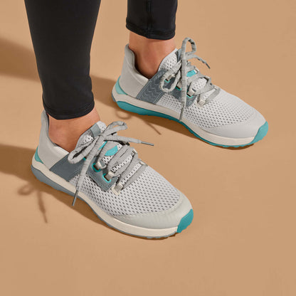 OluKai Best Seller - Wailuku Women’s Athletic Shoes - Mist Grey