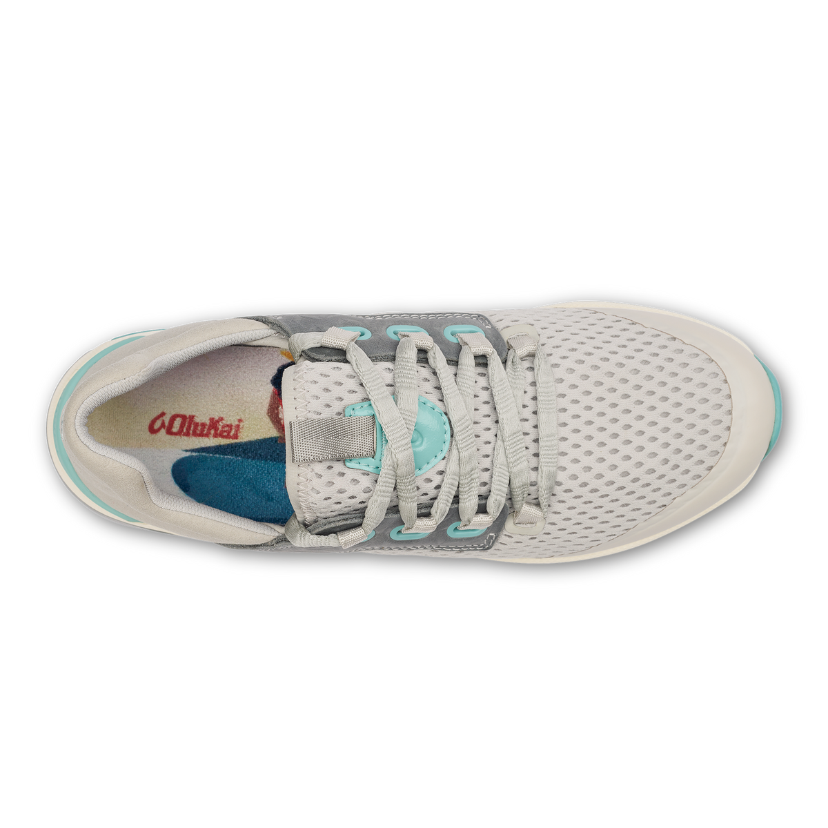 OluKai Best Seller - Wailuku Women’s Athletic Shoes - Mist Grey