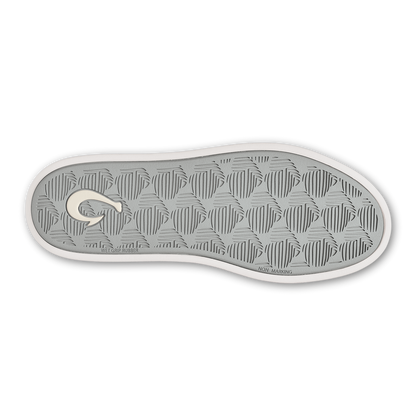 OluKai Featured - Pehuea Lī ‘Ili Women's Leather Sneakers - Ash