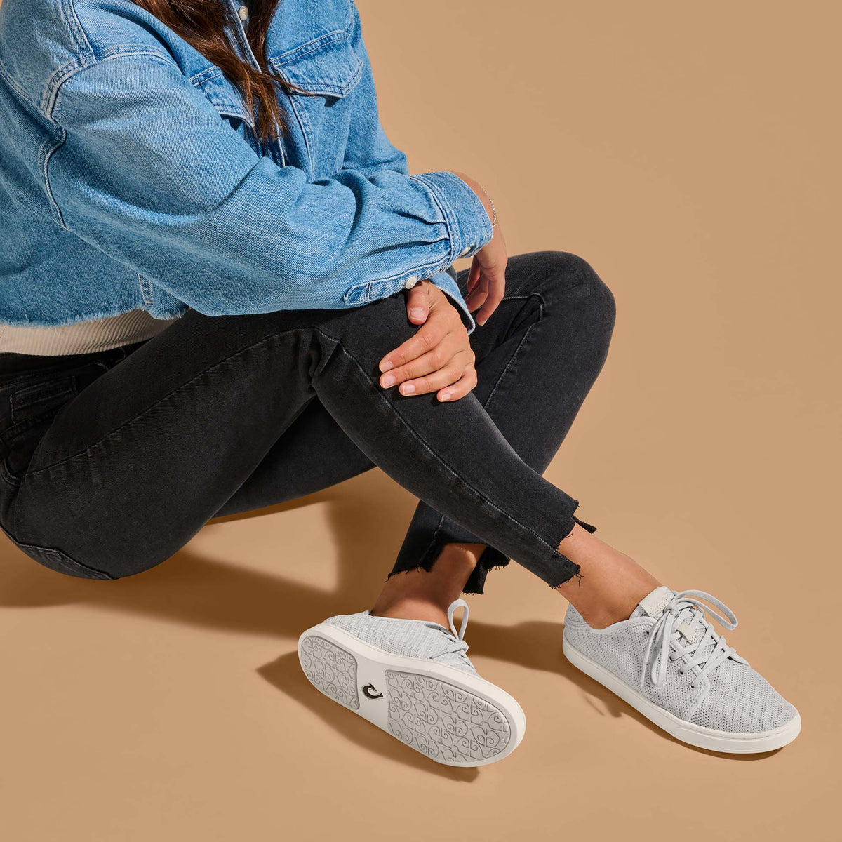 OluKai Hot Sale - OluKai Pehuea Lī Women's Sneakers - Mist Grey