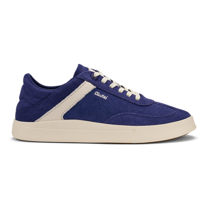 OluKai Exclusive - Hā‘upu Women’s Leather Sneakers - Navy / Off White
