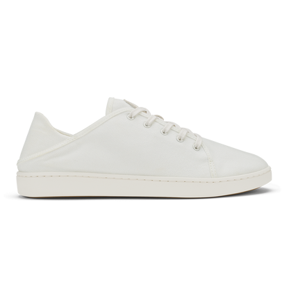 OluKai Latest - OluKai Pehuea Lī Canvas Women's Sneakers - Bright White