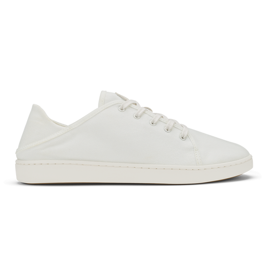 OluKai Latest - OluKai Pehuea Lī Canvas Women's Sneakers - Bright White