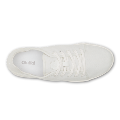 OluKai Latest - OluKai Pehuea Lī Canvas Women's Sneakers - Bright White