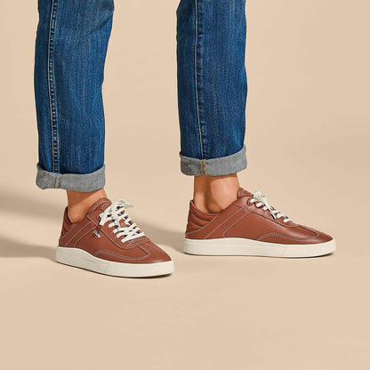 OluKai Customer Favorite - Hā‘upu Women’s Leather Sneakers - Fox