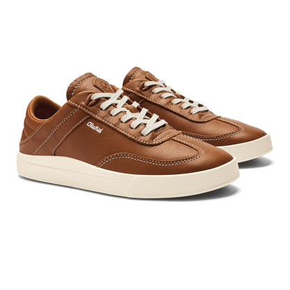 OluKai Customer Favorite - Hā‘upu Women’s Leather Sneakers - Fox