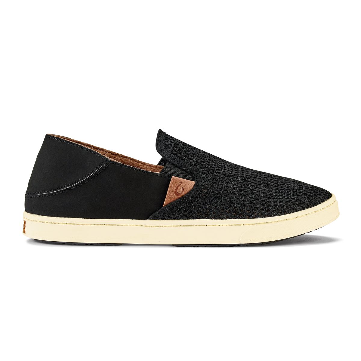 OluKai Trending - Pehuea Women's Breathable Slip-On Sneakers - Black