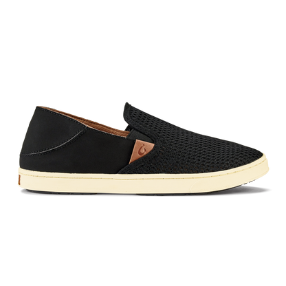 OluKai Trending - Pehuea Women's Breathable Slip-On Sneakers - Black