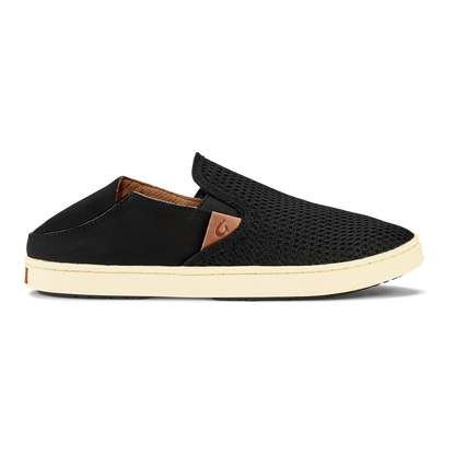 OluKai Trending - Pehuea Women's Breathable Slip-On Sneakers - Black