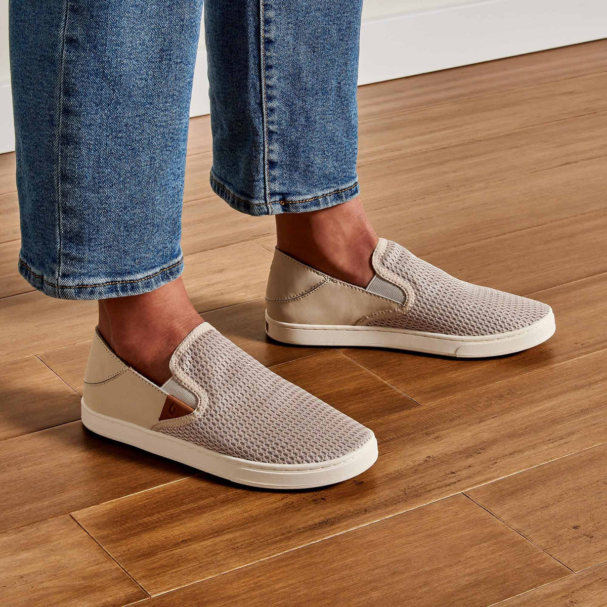 OluKai Everyday - Pehuea Women's Breathable Slip-On Sneakers - Tapa