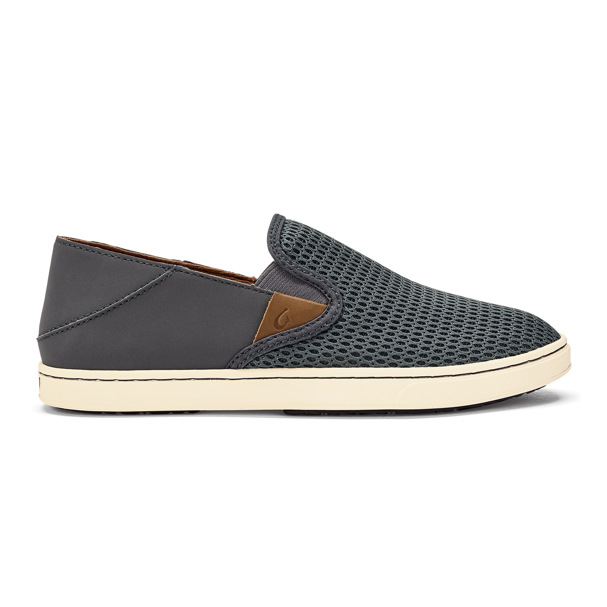 OluKai Customer Favorite - Pehuea Women's Breathable Slip-On Sneakers - Pavement