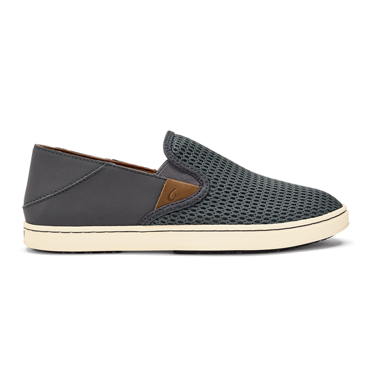 OluKai Customer Favorite - Pehuea Women's Breathable Slip-On Sneakers - Pavement