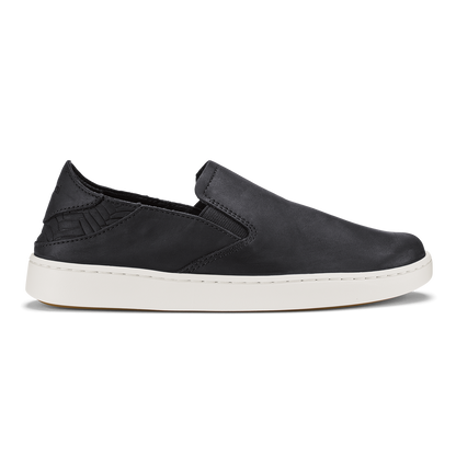 OluKai Best Seller - Pehuea Leather - Onyx / Onyx