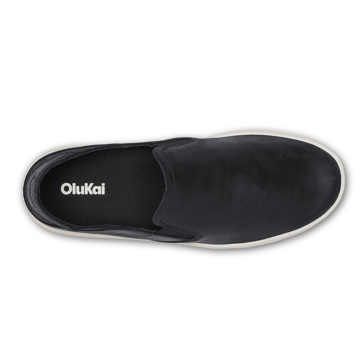 OluKai Best Seller - Pehuea Leather - Onyx / Onyx