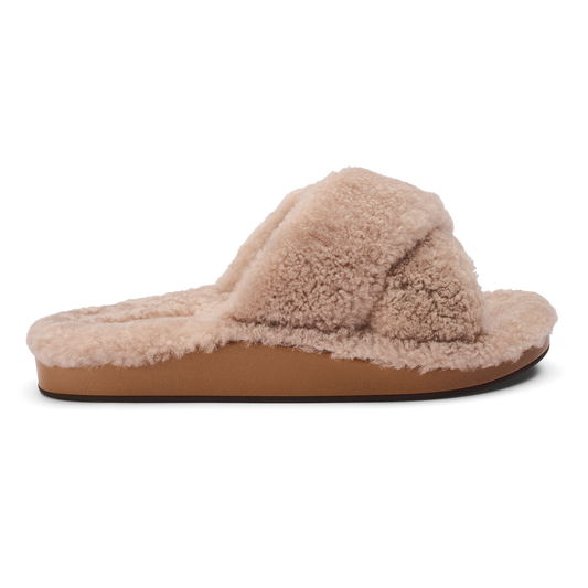 OluKai Customer Favorite - Hila Heu Women’s Slide Slipper Sandals - Tan
