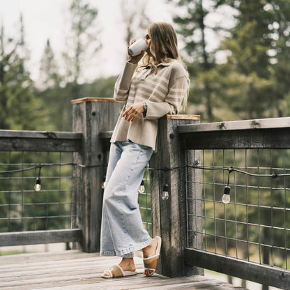 OluKai Great Value - Hō‘ala Slide Women’s Slide Slipper Sandals - Tan / Puka