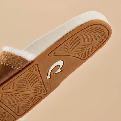 OluKai Great Value - Hō‘ala Slide Women’s Slide Slipper Sandals - Tan / Puka