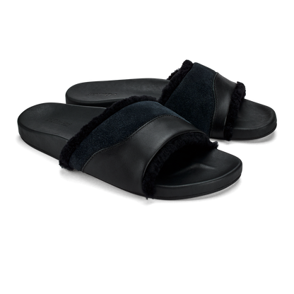 OluKai New - Hō‘ala Slide Women’s Slide Slipper Sandals - Black