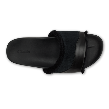 OluKai New - Hō‘ala Slide Women’s Slide Slipper Sandals - Black