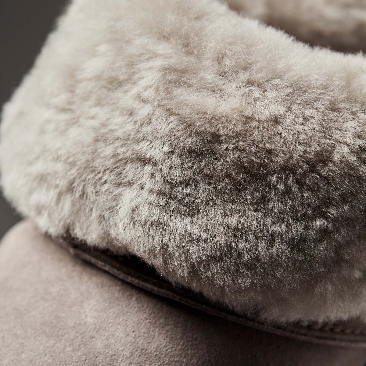 OluKai Discount - Ku‘i Women’s Fuzzy Slip-On Slippers - Fog