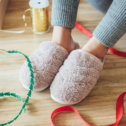 OluKai Best Seller - Pūpū Mua Women’s Shearling Mule Slipper - Pink Sea Salt