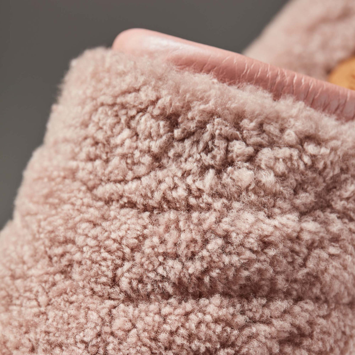 OluKai Best Seller - Pūpū Mua Women’s Shearling Mule Slipper - Pink Sea Salt