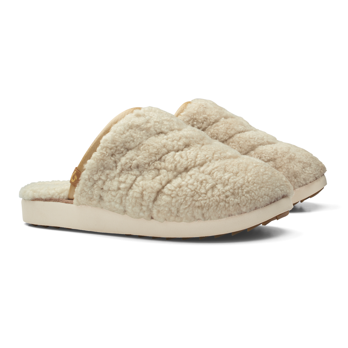 OluKai Exclusive - Pūpū Mua Women’s Shearling Mule Slipper - Tapa