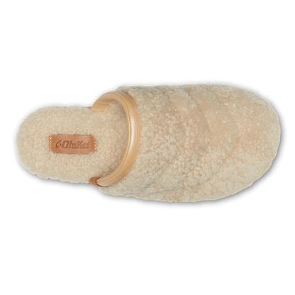 OluKai Exclusive - Pūpū Mua Women’s Shearling Mule Slipper - Tapa