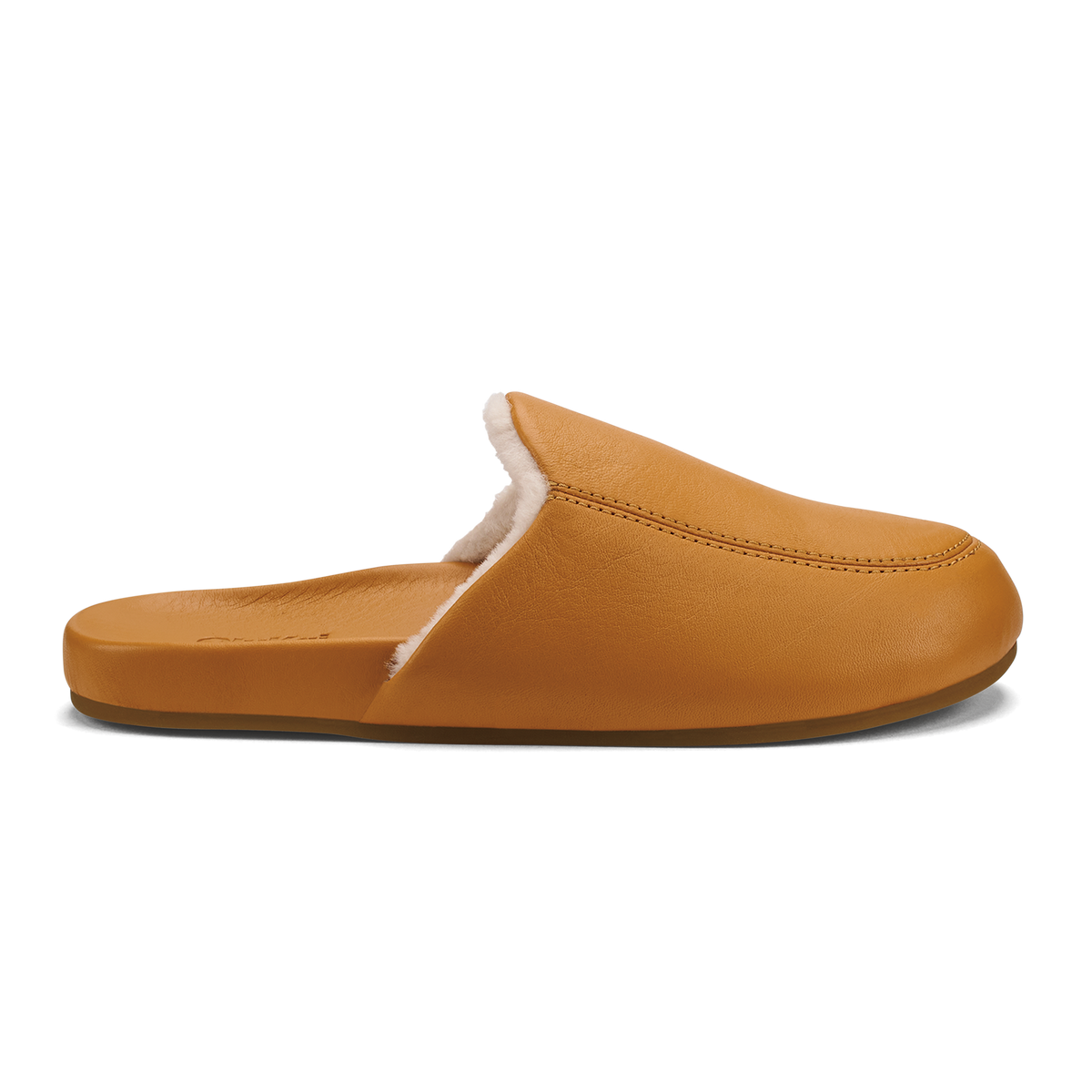 OluKai Smart Buy - Kōnea Women’s Leather Slipper Mules - Saddle