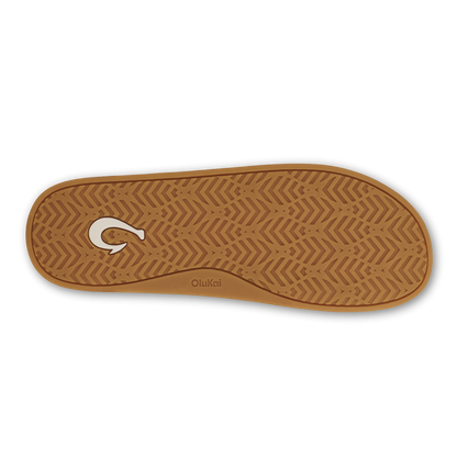 OluKai Smart Buy - Kōnea Women’s Leather Slipper Mules - Saddle