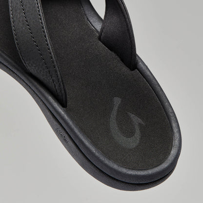 OluKai Smart Buy - ‘Ohana Women's Best Selling Beach Sandals - Black