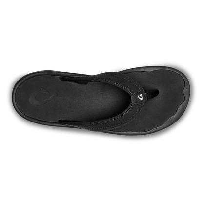 OluKai Smart Buy - ‘Ohana Women's Best Selling Beach Sandals - Black
