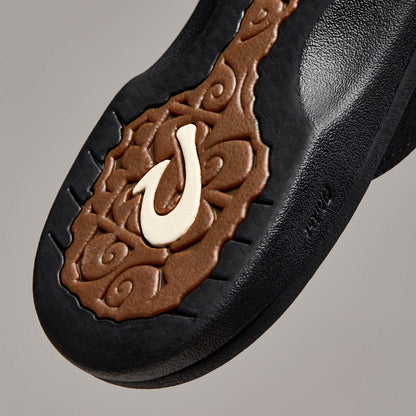 OluKai Smart Buy - ‘Ohana Women's Best Selling Beach Sandals - Black