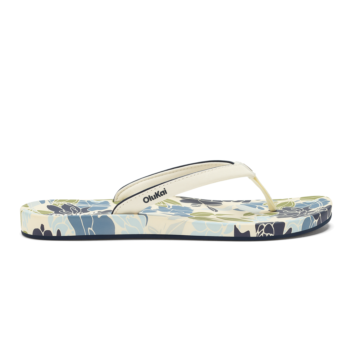 OluKai Quality - ‘Uiki Women’s Everyday Beach Sandals - Mood Indigo / Pa‘i