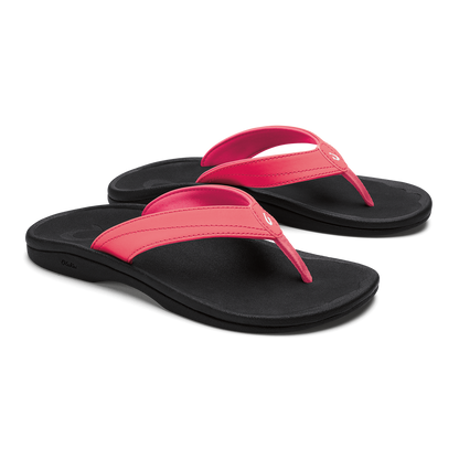 OluKai Best Price - ‘Ohana - Hot Pink / Black