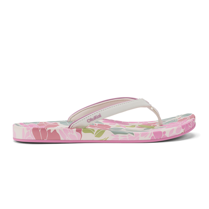 OluKai Classic - ‘Uiki Women’s Everyday Beach Sandals - White Sand / Pa‘i