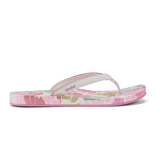 OluKai Classic - ‘Uiki Women’s Everyday Beach Sandals - White Sand / Pa‘i