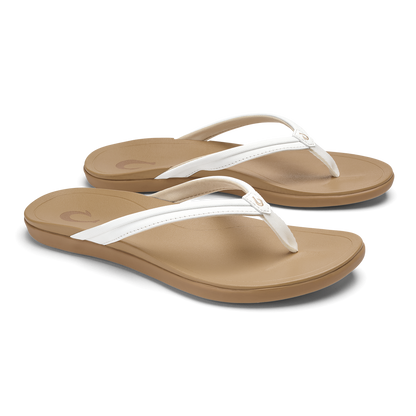 OluKai Recommended - Ho‘opio Malua - Bright White / Warm Sand