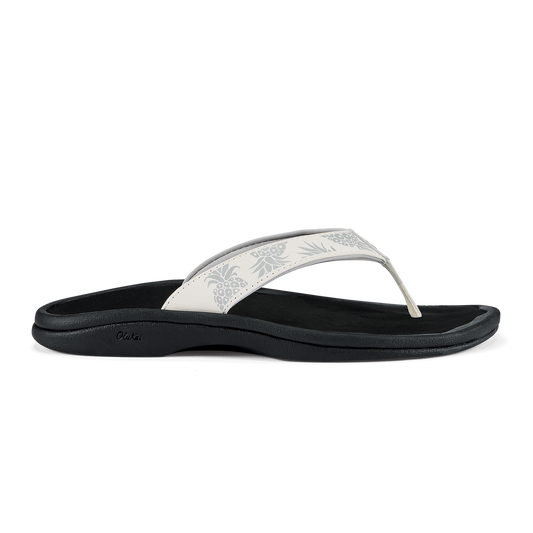 OluKai Latest - ‘Ohana Women's Beach Sandals - Bright White / Hua