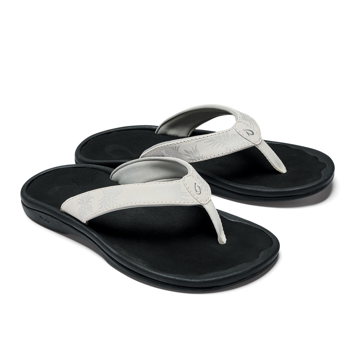OluKai Latest - ‘Ohana Women's Beach Sandals - Bright White / Hua