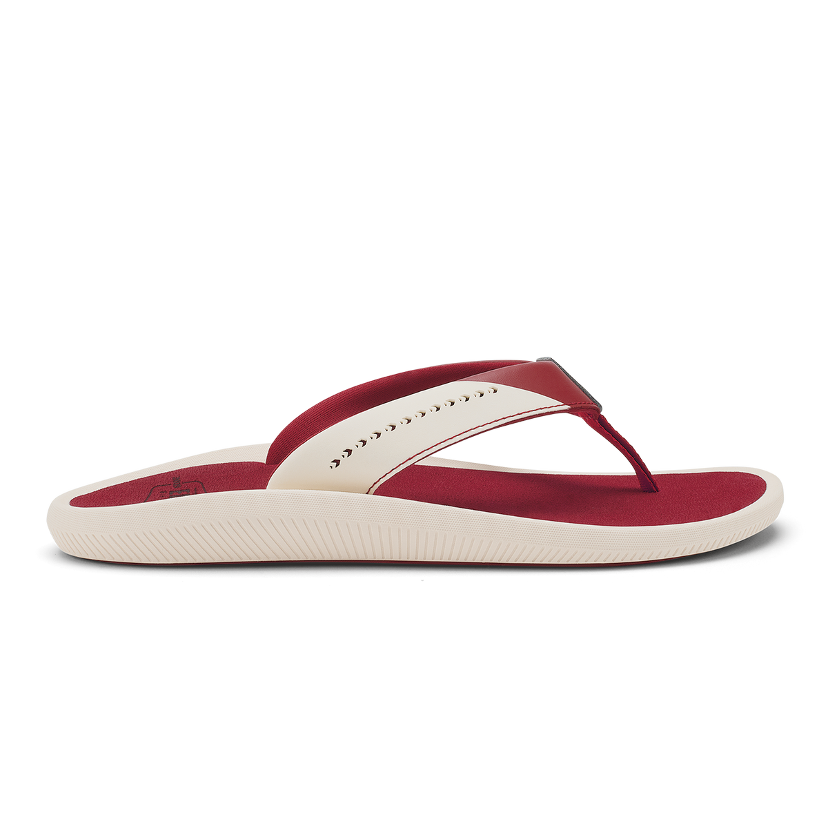 OluKai Best Price - Ulele - Off White / Deep Red
