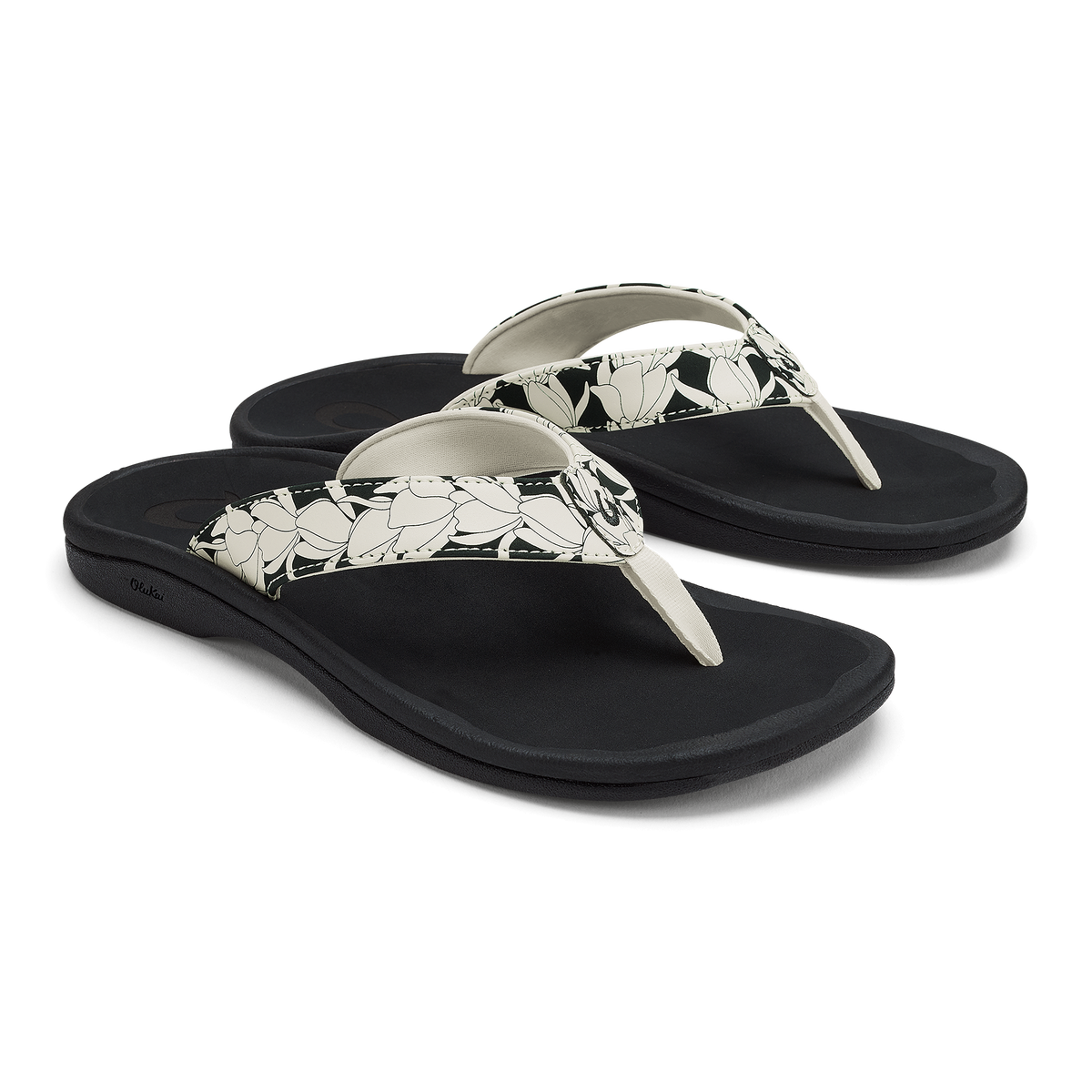 OluKai Special Offer - ‘Ohana Women's Best Selling Beach Sandals - Lava Rock / Pa‘i