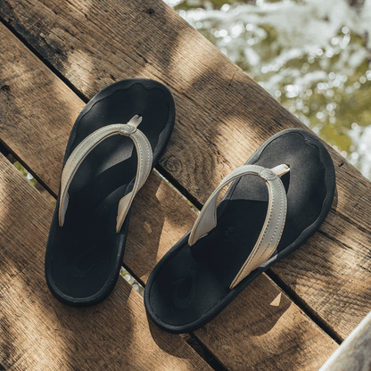OluKai Everyday - OluKai ‘Ohana - Bubbly / Black | Women's Beach Sandals