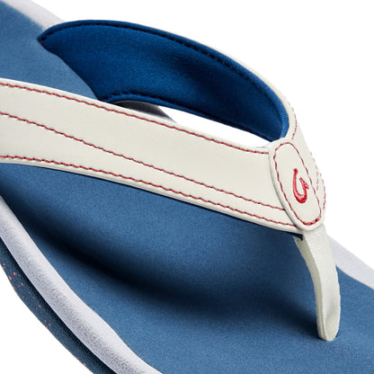 OluKai Sale - ‘Ohana - Bright White / Ocean Blue