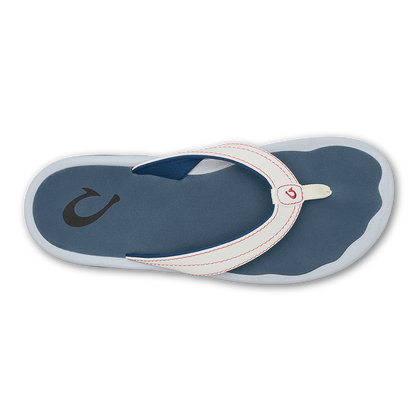 OluKai Sale - ‘Ohana - Bright White / Ocean Blue
