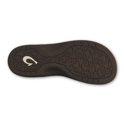 OluKai Discount - ‘Ohana Women's Beach Sandals - Almond / Dark Java