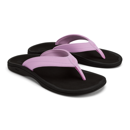 OluKai Exclusive - ‘Ohana Women's Beach Sandals - Paradise Pink / Lava Rock