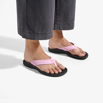 OluKai Exclusive - ‘Ohana Women's Beach Sandals - Paradise Pink / Lava Rock