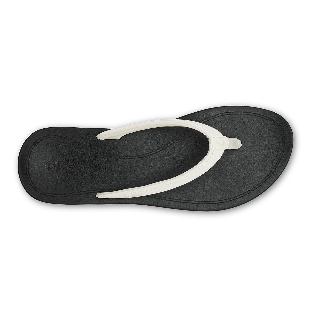 OluKai Special Offer - ‘Uiki Women’s Everyday Beach Sandals - Bright White / Lava Rock